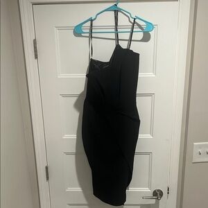 City Chic Strapless Black Dress
